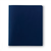 A Picture of product SMD-87854 Smead™ Two-Pocket Folders Folder, Textured Paper, 100-Sheet Capacity, 11 x 8.5, Dark Blue, 25/Box