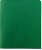 A Picture of product SMD-87855 Smead™ Two-Pocket Folders Folder, Textured Paper, 100-Sheet Capacity, 11 x 8.5, Green, 25/Box