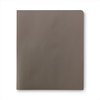 A Picture of product SMD-87856 Smead™ Two-Pocket Folders Folder, Embossed Leather Grain Paper, Gray, 25/Box