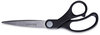 A Picture of product UNV-92010 Universal® Stainless Steel Office Scissors 8.5" Long, 3.75" Cut Length, Black Offset Handle