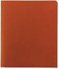 A Picture of product SMD-87858 Smead™ Two-Pocket Folders Folder, Textured Paper, 100-Sheet Capacity, 11 x 8.5, Orange, 25/Box