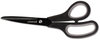 A Picture of product UNV-92021 Universal® Industrial Carbon Blade Scissors 8" Long, 3.5" Cut Length, Black/Gray Straight Handle