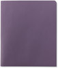 A Picture of product SMD-87865 Smead™ Two-Pocket Folders Folder, Textured Paper, 100-Sheet Capacity, 11 x 8.5, Lavender, 25/Box