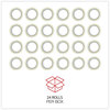 A Picture of product UNV-934419 Universal® Clear Packaging Tape 3" Core, 72 mm x 100 m, 24/Carton