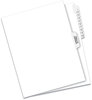 A Picture of product AVE-11381 Avery® Preprinted Legal Exhibit Index Tab Dividers with Black and White Tabs Side Style, 11-Tab, 1 to 10, 11 x 8.5, Set