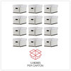 A Picture of product UNV-95225 Universal® Professional-Grade Heavy-Duty Storage Boxes Letter/Legal Files, White, 12/Carton