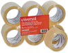 A Picture of product UNV-96000 Universal® Heavy-Duty Box Sealing Tape 3" Core, 1.88" x 54.6 yds, Clear, 12/Box