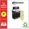 A Picture of product IVR-D974ANC Innovera® D975AN, D974AN, D973AN, D972AN Ink Remanufactured Yellow High-Yield Replacement for 920XL (CD974AN), 700 Page-Yield