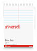 A Picture of product UNV-96920 Universal® Steno Books Pads, Gregg Rule, Red Cover, 80 White 6 x 9 Sheets, 6/Pack