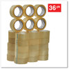 A Picture of product UNV-99000 Universal® Heavy-Duty Box Sealing Tape 3" Core, 1.88" x 54.6 yds, Clear, 36/Box