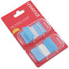A Picture of product UNV-99002 Universal® Deluxe Pop-Up Page Flags Blue, 50 Flags/Dispenser, 2 Dispensers/Pack