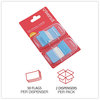 A Picture of product UNV-99002 Universal® Deluxe Pop-Up Page Flags Blue, 50 Flags/Dispenser, 2 Dispensers/Pack