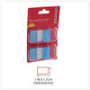 A Picture of product UNV-99002 Universal® Deluxe Pop-Up Page Flags Blue, 50 Flags/Dispenser, 2 Dispensers/Pack