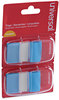 A Picture of product UNV-99002 Universal® Deluxe Pop-Up Page Flags Blue, 50 Flags/Dispenser, 2 Dispensers/Pack