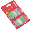 A Picture of product UNV-99003 Universal® Deluxe Pop-Up Page Flags Green, 50 Flags/Dispenser, 2 Dispensers/Pack