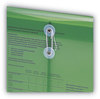 A Picture of product SMD-89543 Smead™ Poly String & Button Interoffice Envelopes and Open-End (Vertical), 9.75 x 11.63, Transparent Green, 5/Pack