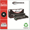 A Picture of product IVR-DR420 Innovera® DR420 Drum Remanufactured Black Unit, Replacement for 12,000 Page-Yield