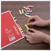 A Picture of product UNV-99026 Universal® Self-Stick Page Tabs 0.5" x 2", Assorted Colors, 500/Pack