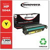 A Picture of product IVR-E252A Innovera® E250A-E253A Toner Remanufactured Yellow Replacement for 504A (CE252A), 7,000 Page-Yield
