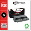 A Picture of product IVR-E40 Innovera® 15026363 Toner Cartridge Remanufactured Black High-Yield Replacement for E40 (1491A002AA), 4,000 Page-Yield