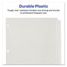 A Picture of product AVE-11835 Avery® Insertable Big Tab™ Plastic Dividers 5-Tab, 11 x 8.5, Clear, 1 Set