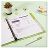 A Picture of product AVE-11835 Avery® Insertable Big Tab™ Plastic Dividers 5-Tab, 11 x 8.5, Clear, 1 Set