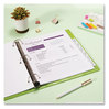 A Picture of product AVE-11836 Avery® Insertable Big Tab™ Plastic Dividers 8-Tab, 11 x 8.5, Clear, 1 Set