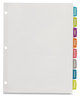 A Picture of product AVE-14433 Avery® Big Tab™ Printable White Label Dividers 8-Tab, 11 x 8.5, 4 Sets