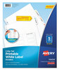 A Picture of product AVE-14434 Avery® Big Tab™ Printable White Label Dividers 5-Tab, 11 x 8.5, 20 Sets