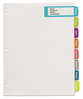 A Picture of product AVE-14441 Avery® Big Tab™ Printable Large White Label Dividers 8-Tab, 11 x 8.5, 20 Sets