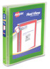 A Picture of product AVE-17608 Avery® Flexi-View® Binder with Round Rings 3 1" Capacity, 11 x 8.5, Green