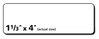 A Picture of product AVE-18662 Avery® Matte Clear Easy Peel® Mailing Labels with Sure Feed® Technology w/ Inkjet Printers, 1.33 x 4, 14/Sheet, 10 Sheets/Pack