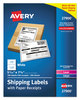 A Picture of product AVE-27900 Avery® Shipping Labels with Paper Receipt Bulk Pack Inkjet/Laser Printers, 5.06 x 7.63, White, 100/Box