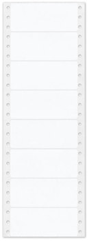 Avery® Dot Matrix Printer Mailing Labels Pin-Fed Printers, 1.44 x 3.5, White, 5,000/Box
