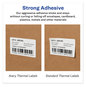 A Picture of product AVE-4156 Avery® Multipurpose Thermal Labels 4 x 6, White, 220/Roll