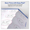 A Picture of product AVE-4221 Avery® Printable Self-Adhesive Permanent 3/4" Round ID Labels with Sure Feed® Technology w/Sure 0.75" dia, White 800/PK