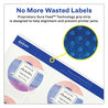 A Picture of product AVE-4222 Avery® Printable Self-Adhesive Permanent 3/4" Round ID Labels with Sure Feed® Technology w/Sure 0.75" dia, Clear, 400/PK