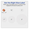 A Picture of product AVE-4222 Avery® Printable Self-Adhesive Permanent 3/4" Round ID Labels with Sure Feed® Technology w/Sure 0.75" dia, Clear, 400/PK