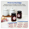 A Picture of product AVE-4227 Avery® White Dissolvable Labels with Sure Feed® Technology w/ 2" dia, 60/Pk,