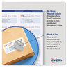 A Picture of product AVE-5815 Avery® Shipping Labels with TrueBlock® Technology Inkjet Printers, 2.5 x 4, White, 8 Labels/Sheet, 25 Sheets/Pack