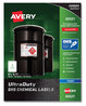 A Picture of product AVE-60521 Avery® UltraDuty® GHS Chemical Waterproof & UV Resistant Labels and 8.5 x 11, White, 50/Pack