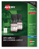 A Picture of product AVE-60527 Avery® UltraDuty® GHS Chemical Waterproof & UV Resistant Labels and 1 x 2.5, White, 24/Sheet, 25 Sheets/Pack