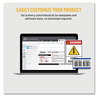 A Picture of product AVE-60536 Avery® PermaTrack® Tamper-Evident Asset Tag Labels Laser Printers, 1.25 x 2.75, White, 14/Sheet, 8 Sheets/Pack