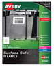 A Picture of product AVE-61504 Avery® Surface Safe® ID Labels 3 x 5, White, 4/Sheet, 50 Sheets/Box