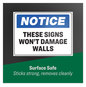 A Picture of product AVE-61511 Avery® Surface Safe® Removable Label Safety Signs Inkjet/Laser Printers, 5 x 7, White, 2/Sheet, 15 Sheets/Pack