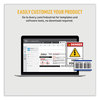 A Picture of product AVE-61525 Avery® PermaTrack® Durable White Asset Tag Labels Laser Printers, 0.75 x 1.5, 40/Sheet, 8 Sheets/Pack
