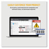 A Picture of product AVE-61530 Avery® PermaTrack® Durable White Asset Tag Labels Laser Printers, 2 x 3.75, 8/Sheet, 8 Sheets/Pack
