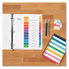 A Picture of product AVE-74773 Avery® Ultra Tabs® Repositionable Dot Designs: 2" x 1.5", 1/5-Cut, Assorted Colors, 24/Pack
