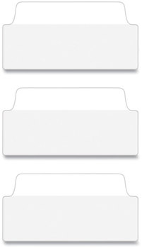 Avery® Ultra Tabs® Repositionable Wide and Slim: 3" x 1.5", 1/3-Cut, White, 24/Pack