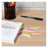 A Picture of product AVE-74865 Avery® Ultra Tabs® Repositionable Margin Tabs: 2.5" x 1", 1/5-Cut, Assorted Neon Colors, 48/Pack